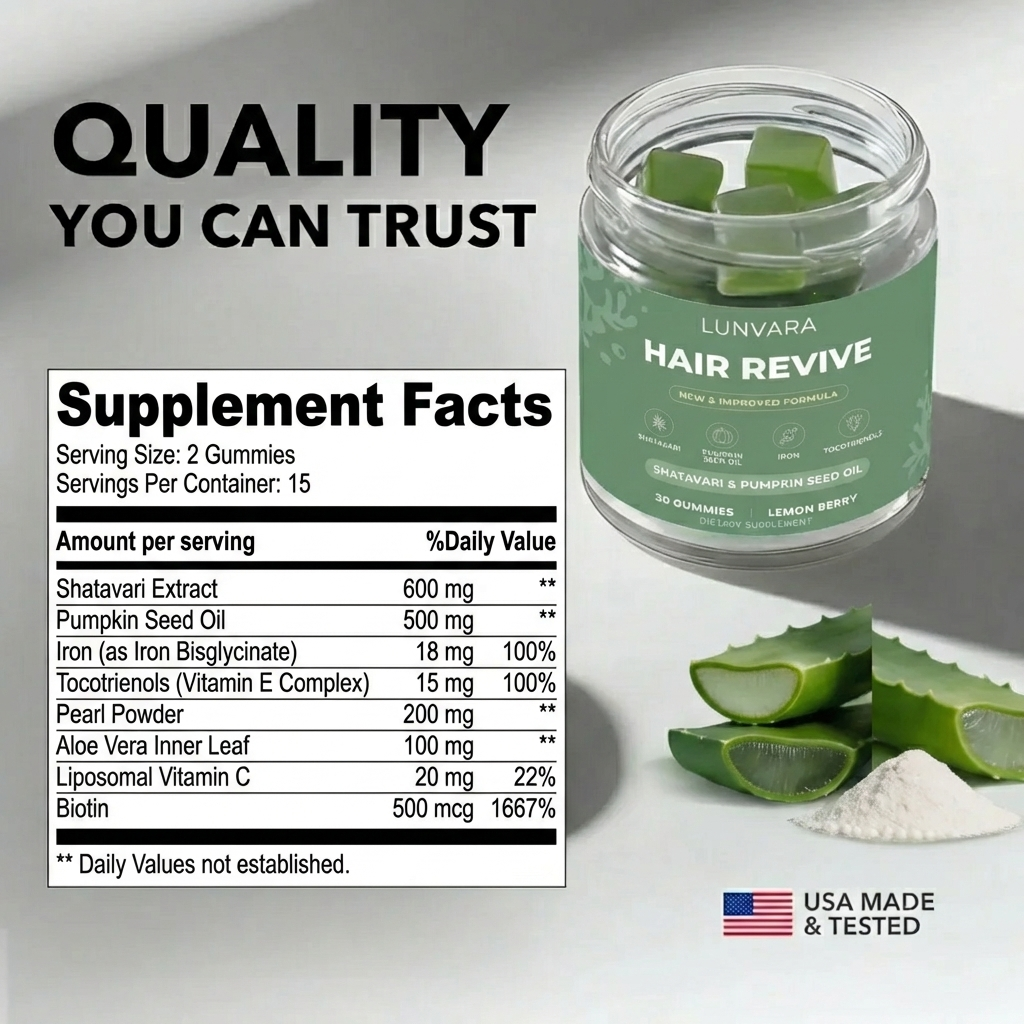 Postpartum Hair Revive Gummies