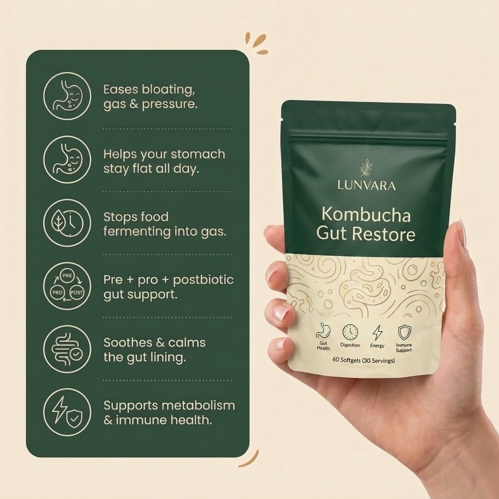 Kombucha Gut Restore Softgels
